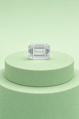 CZ · Talla Esmeralda 8×6 mm · Blanco
